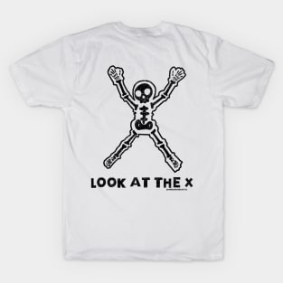 Look at the X Look at the Lines v2 Black T-Shirt